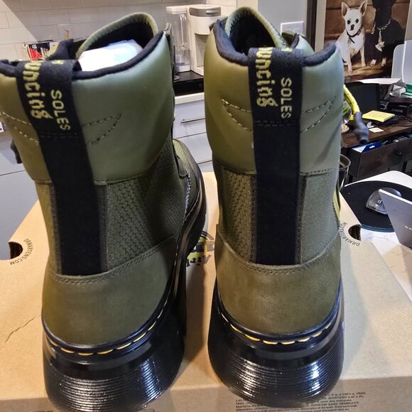 Genuine Dr. Martens Tarik Zip Boots ( Men Size: US 10 UK 9 ) Olive / Green NEW - Picture 6 of 15